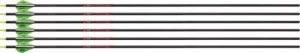 Victory VForce Sport 400 Arrows VFS-400FQ-6 Raptor Vanes 6-Pack