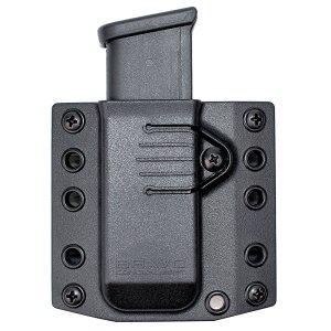 Bravo Concealment BC60-1001 Magazine Pouch, Single, 1.5" Belt, Black