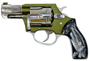 Charter Arms 53624 Undercover II 38SPL Revolver, Green, 6RD, Pearl Grips