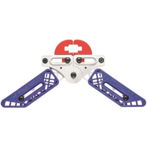 Pine Ridge Kwik Stand Bow Support - Model 2559-WBR - White - Adjustable Jaws and Legs - Perfect for Tournament Archers and Blind Hunters