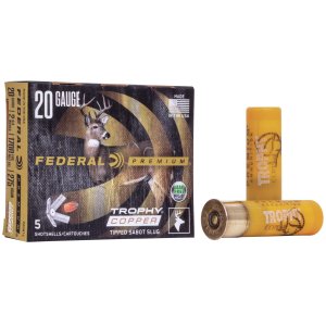 Federal Premium P208 TC 20 Gauge 2.75 in 275 Grain Sabot Slug 5/Box
