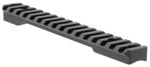 Talley PLM258763 Fierce Picatinny Rail 20 MOA Black Anodized Aluminum