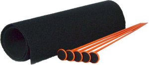 Gun Storage Solutions RR5SKOR Rifle Rod Kit .22 Cal 19"x15" 5 Pack Orange
