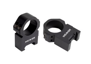 Weaver Precision Rings Matte Black 30mm High