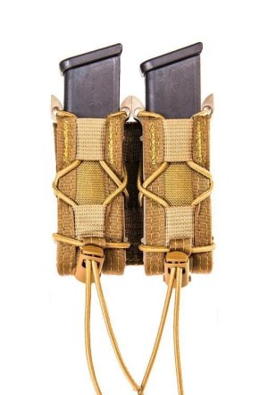 High Speed Gear 11PT02CB Double TACO Mag Pouch Coyote Brown MOLLE