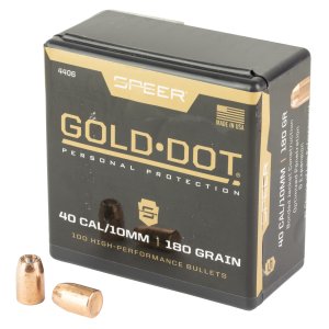 Speer Gold Dot Personal Protection 4406 40 Cal 180gr Hollow Point