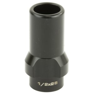 Griffin Armament 3L1228 3-Lug 9mm Adapter 1/2"-28 17-4 SS Black QPQ