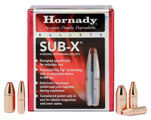 Hornady 45052 Sub-X Hunting 45 Cal 410 gr Subsonic-eXpanding