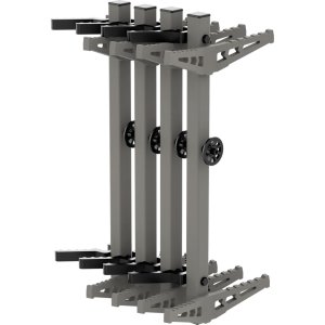 Novix NX-MIN4DW Mini Double Step Climbing Stick 4pk, 17" Gray, 300 lb