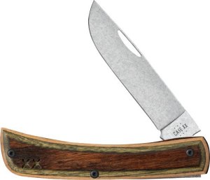 Case Cutlery Crossroads Series Sod Buster Brown/Green Lam