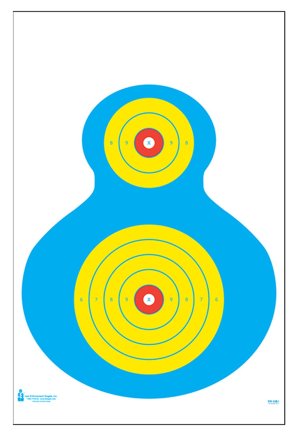 Action Target PRWB1100 19x25 In Silhouette Target 100-Pack High-Visibility