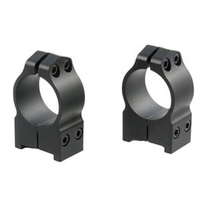 Warne 14R7M Medium 30mm Scope Rings Ruger M77 Hawkeye Black