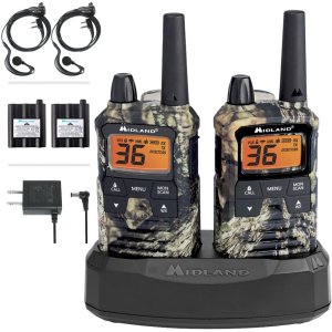 Midland T295VP4 Two-Way Radio Mossy Oak 40-Mile Range 2 Pack