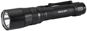 Surefire EDC2-DFT-BK Flashlight, Dual-Fuel, 700 Lumens, Black