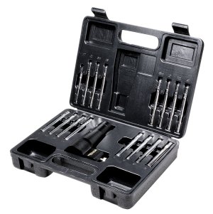 BSA Optics BS30 Bore Sight Kit Multi-Caliber Hard Case 15 Arbors