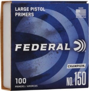 FEDERAL PRIMERS LARGE PISTOL 5000 PACK
