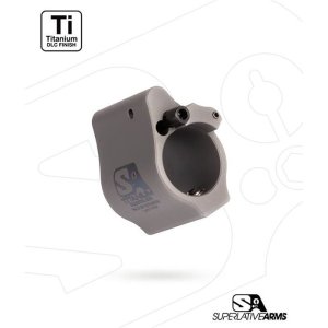 Superlative Arms SABO-DI-875SGT Titanium Adjustable Gas Block .875" Gray