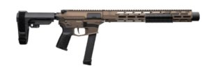 CMMG Banshee MkGs Fixed Ejector 9mm 33rd 10.5 Barrel Integrated Zeroed 36 Suppressor Midnight Bronze Pistol