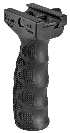 FAB Defense FXREGB Ergonomic Rubberized Tactical Foregrip Black 4.6"