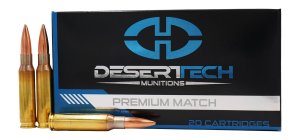 Desert Tech DTM308175BX 308 Win 175Gr 20Rd Premium Ammo