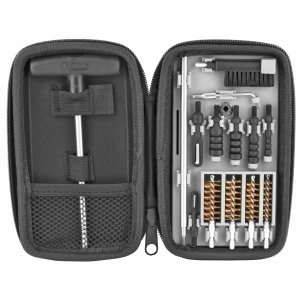 Tipton 1082252 Compact Pistol Cleaning Kit .22-.45 Caliber, Carry Case