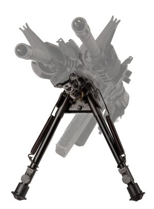 Blackhawk 71BP09BK Sportster Pivot Traverse Bipod 6"-9" Black Anodized