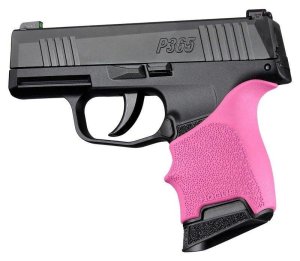 Hogue 18707 HandAll Beavertail Grip Sleeve Sig Sauer P365 Pink