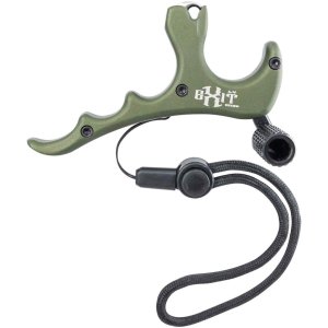 B3 EXIT L4 Release 4-Finger OD Green, Stainless Steel Lanyard