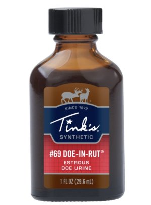 Tink's W5256 Synthetic Doe-In-Rut Scent 1oz Glass Bottle Rain Resistant