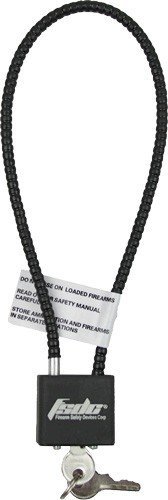 FSDC FSDC-CL1020RKD Cable Lock 15" Coated 1-Pack CA DOJ Approved
