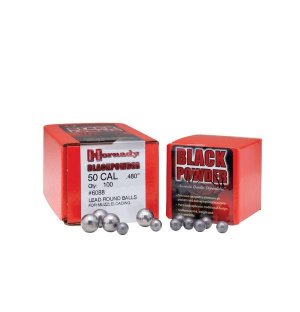 Hornady 6095 54 Cal .520 in Lead Round Balls 100/Box