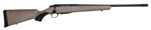 Tikka JRTXRT319 T3x Lite 6.5 PRC Bolt, 3rd, 24.3" Threaded Barrel, Steel Black Receiver, Synthetic Roughtech Desert Paint Black Web Stock, Single Stage Trigger, 44.5" Length, 7 lbs. Weight