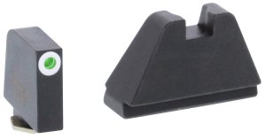 AmeriGlo GL482 Optic Sight Set Glock 5XL Green Tritium White Outline