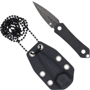 CobraTec CTGRDDAG Guardian Neck Knife 1.99" D2 Steel Dagger EDC
