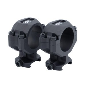 ZRO Delta 7024-0048-4102 Stealthcut 30MM Rings 1.25" Black Aluminum