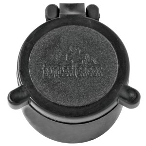 Butler Creek Flip-Open Scope Cover Size 15 Objective Lens Polymer Black