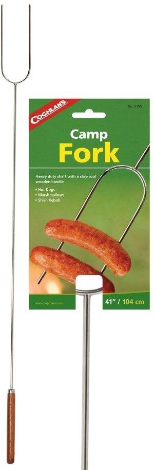 Coghlan's 9195 Camp Fork with Stay Cool Wood Handle