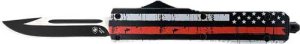 Templar MBTR331 Slim OTF Knife 3.1" Black Drop Point Blade