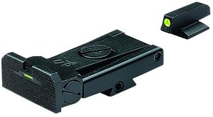 Kimber Manufacturing 1911 Adjustable Night Sights Green Tritium Black