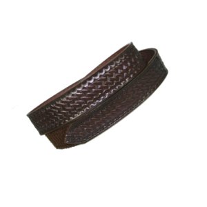 Boston Leather 1 1/2 Hook and Loop Tipped Belt Brown 36 In