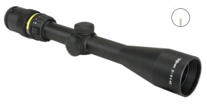 Trijicon AccuPoint 3-9x40mm Illuminated Amber Triangle Post