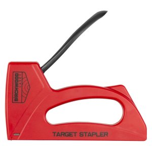 Birchwood Casey 3-in-1 Staple Gun Adjustable Driving Force Hang Targets