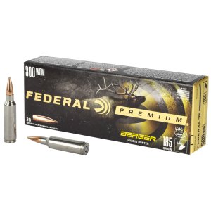 Federal Premium P300WSMBCH1 300 WSM 185gr Berger Hybrid Hunter 20rd