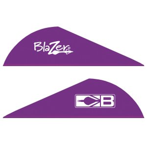 Bohning Blazer Vanes Purple 100 pk. - Model: 10832PU2, Color: Purple, Features: Weigh 6 grains;.6" profile;100 pk