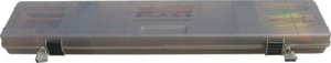 MTM Compact Arrow Case Smoke BH-18S-41 Grey Holds 18-24 Arrows, Fits Soft Bowcase Pockets, Snap Lock Latch
