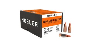 Nosler Ballistic Tip Varmint Bullets .22 Cal 40 gr Spitzer Point 100 Pk