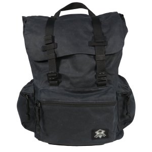 Grey Ghost Gear Drifter Backpack Waxed Canvas 1820 Cu In Black