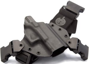 GUNFIGHTERS BLKHK010111 Black Chest Holster Ruger Blackhawk