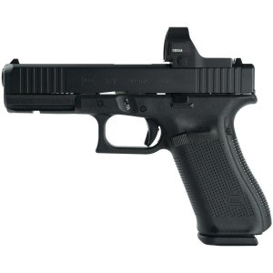 Glock V-Series Model 17 Handgun 9mm Luger 17rd Magazines (3) 4.5 Barrel Viridian RFX35 Black Cerakote Austria
