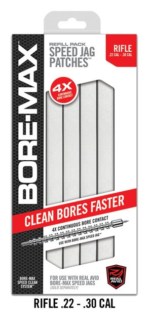 Real Avid AVBMPATCH8 30 Cal Bore-Max Jag Patches 250/box